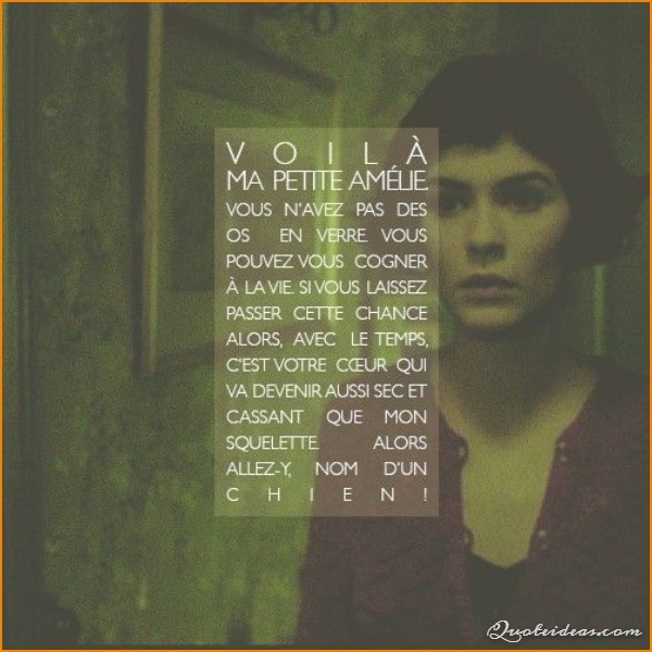 amelie movie quotes in french