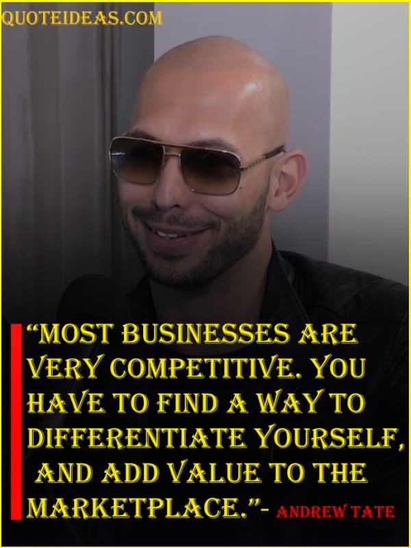 andrew tate quotes  about business