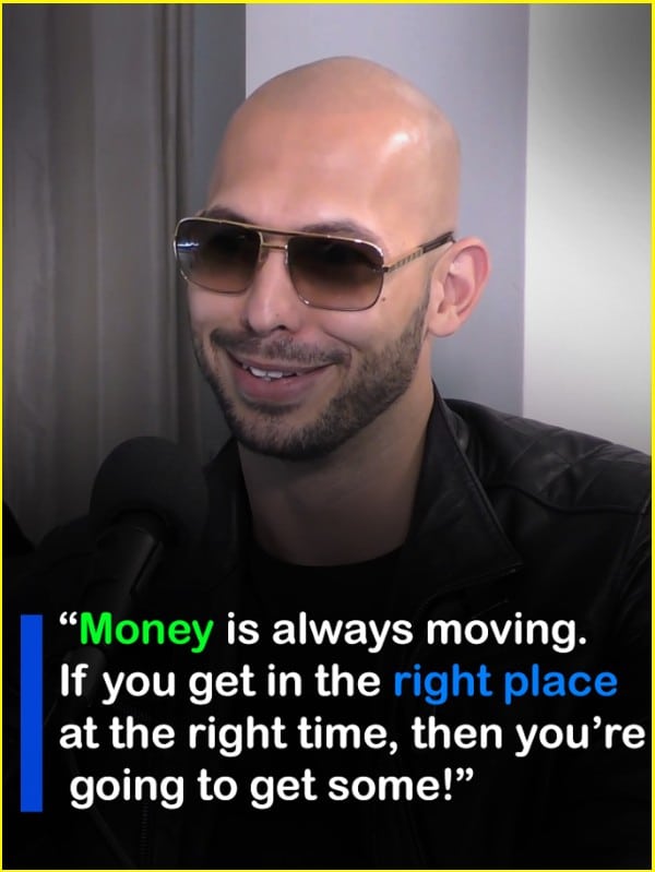 andrew tate quotes on money