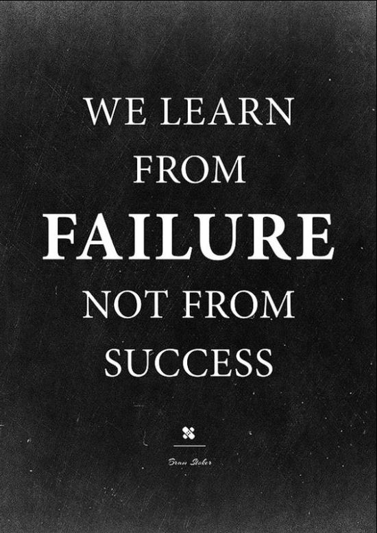 quotes of success and failure