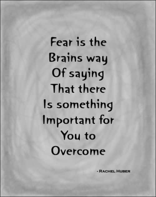 overcoming fear quotes