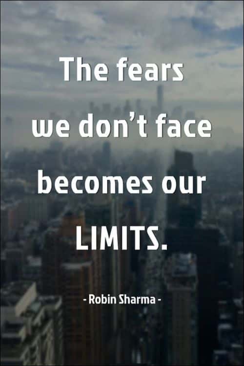 overcoming fear quote