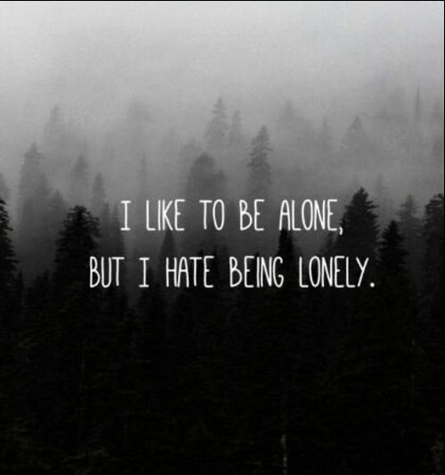 Being lonely Quotes