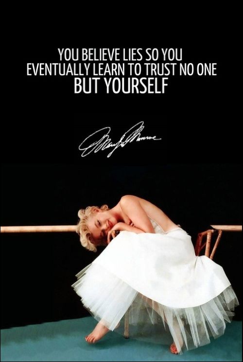 trust no one quotes marilyn monroe