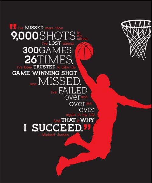 michael jordan quote poster