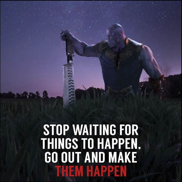 thanos quotes about reality