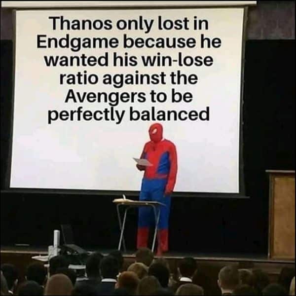 funny thanos quotes