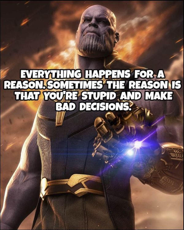 infinity war thanos quotes
