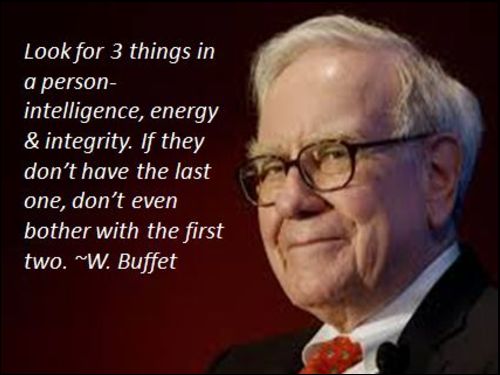warren buffett quotes integrity