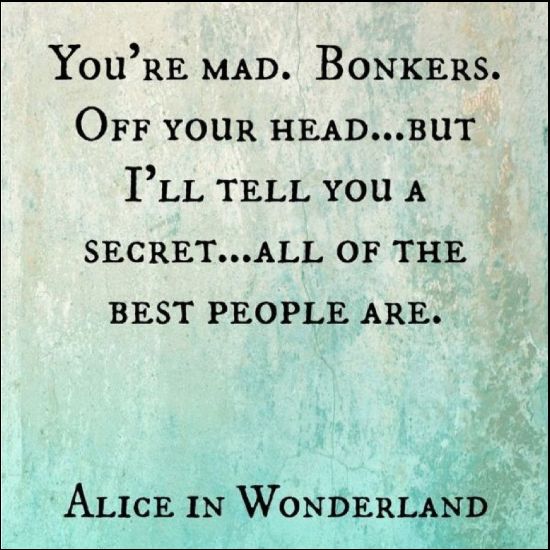 alice in wonderland quotes the secret