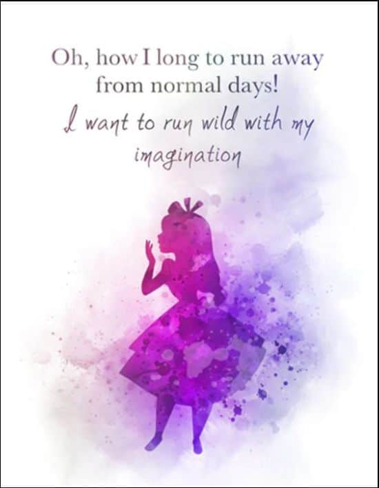 alice in wonderland quotes imagination