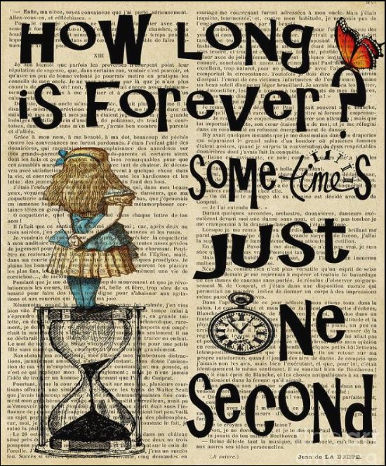 alice in wonderland quotes how long is forever