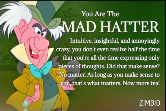 alice in wonderland quotes mad hatter