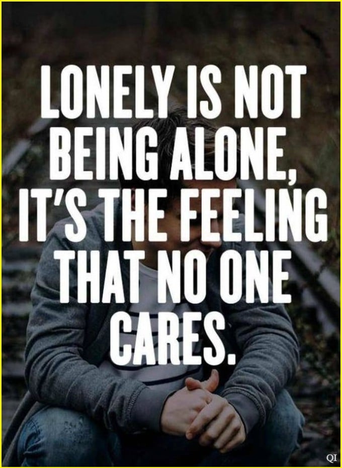 quote about being alone