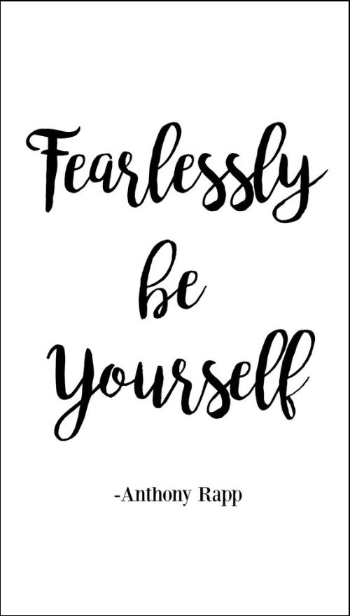 be yourself quote on