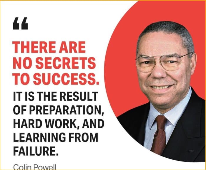 there is no secret to success quotes
