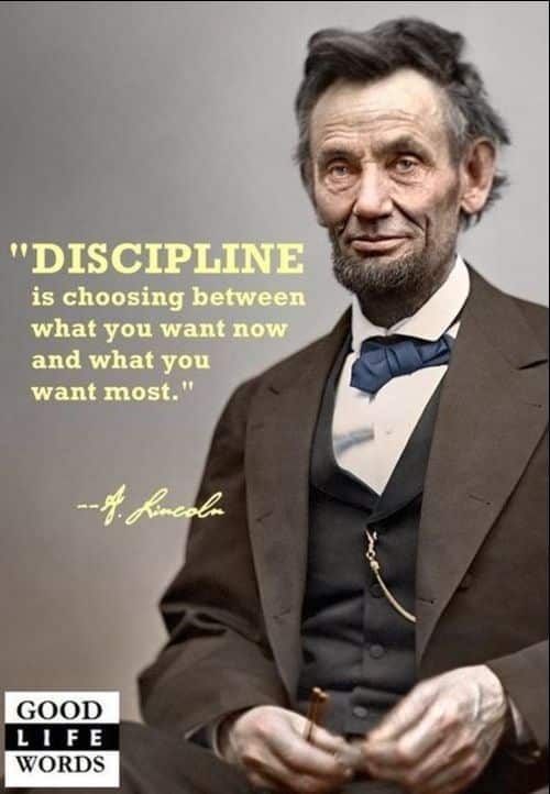 discipline quotes abraham lincoln
