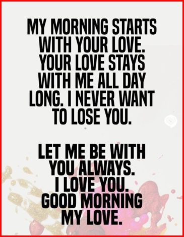 70+ Very Romantic Good Morning Quotes & Wishes For Husband With Images