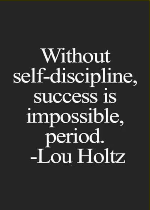 lou holtz quotes on discipline
