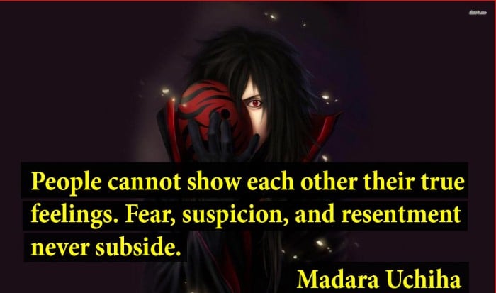 fear quotes by madara