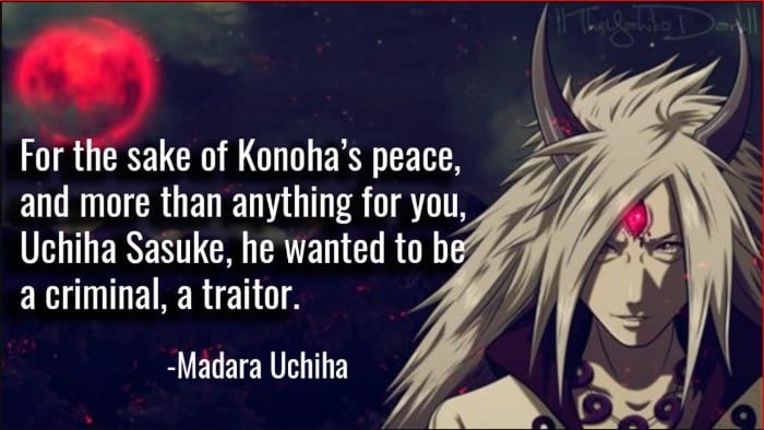 madara uchiha quotes nothing goes as planned
