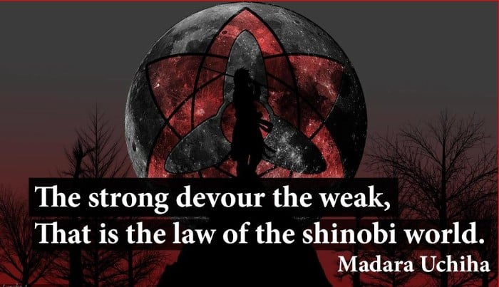 madara uchiha quotes about power