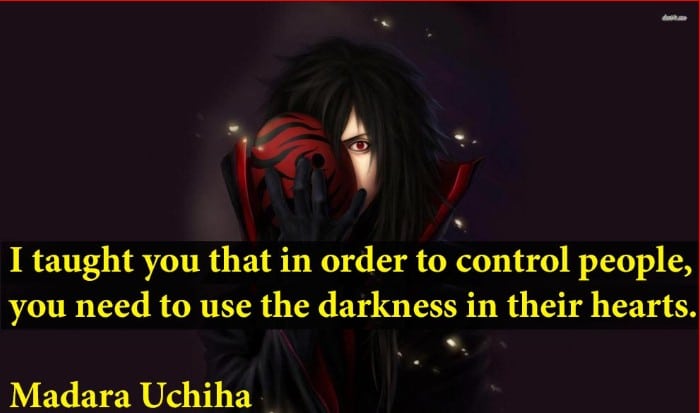 madara darkness quotes