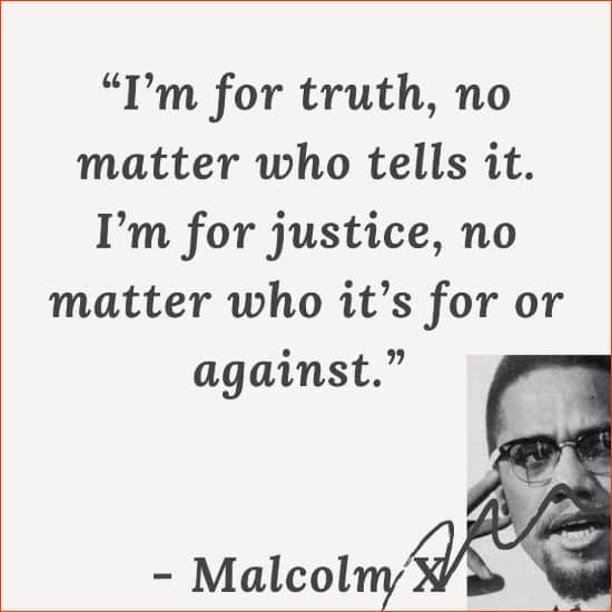 malcolm x picture quotes