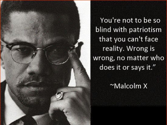 malcolm x violence quotes