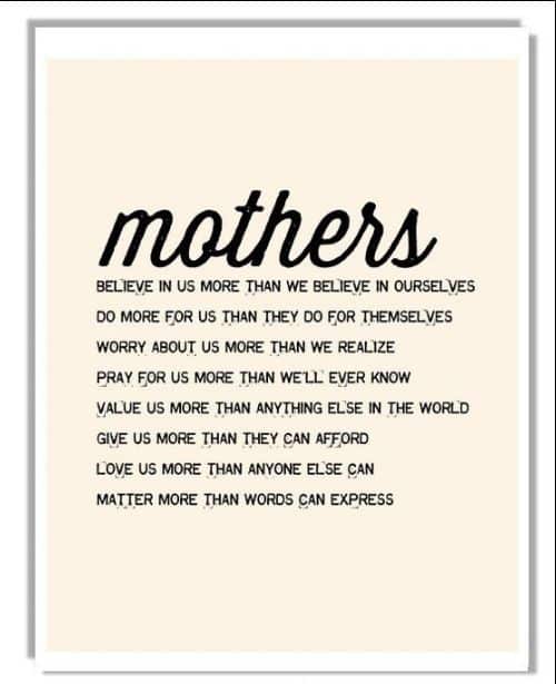 mothers day quotes and images