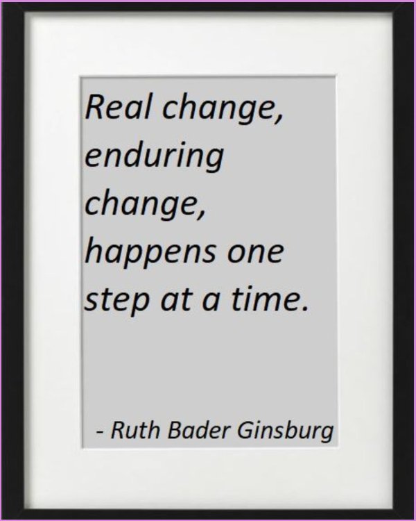 ruth bader ginsburg quotes change