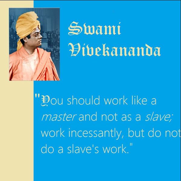 Swami Vivekananda quotes about work