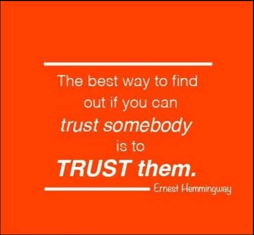 trust quotes and sayings