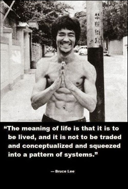 bruce lee quotes on life