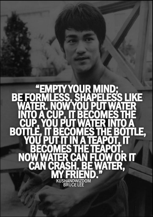 bruce lee quotes on mind