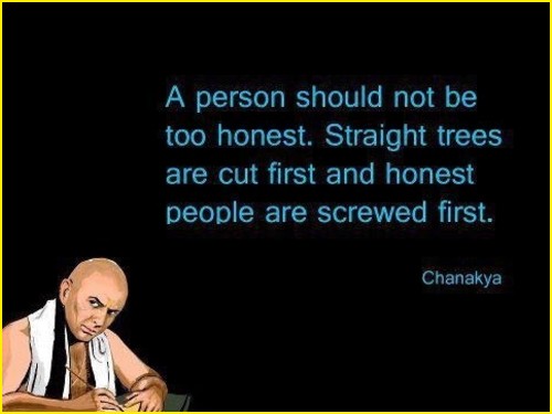 chanakya quotes straight trees