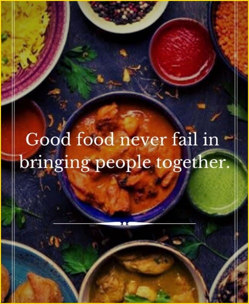 food quotes black and white