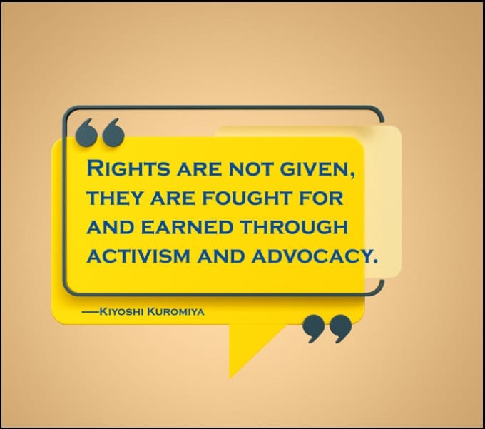 Kiyoshi Kuromiya quotes on activism