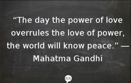 mahatma gandhi quotes love is the strongest