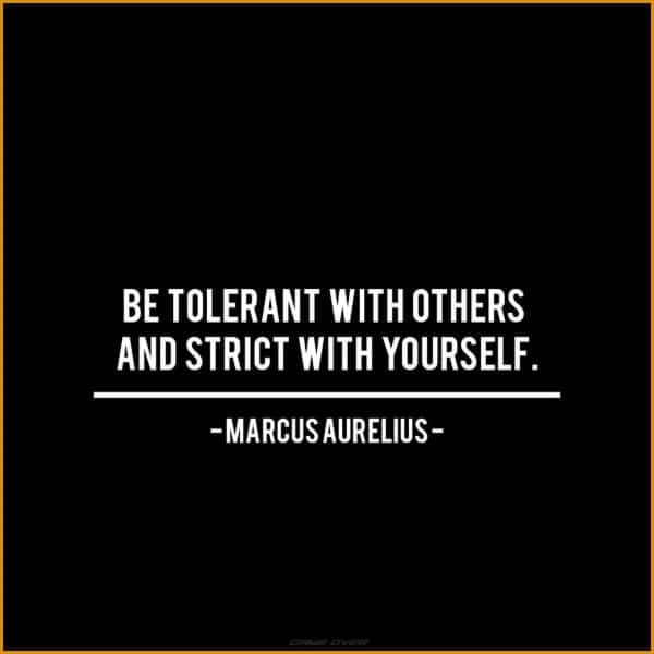 marcus Aurelius' quotes on be tolerant 