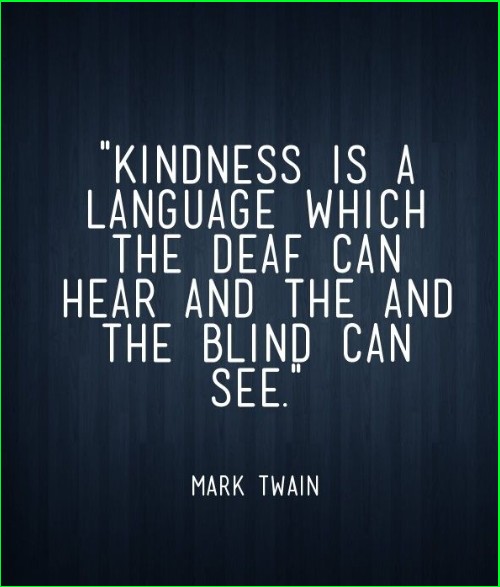 mark twain quotes kindness
