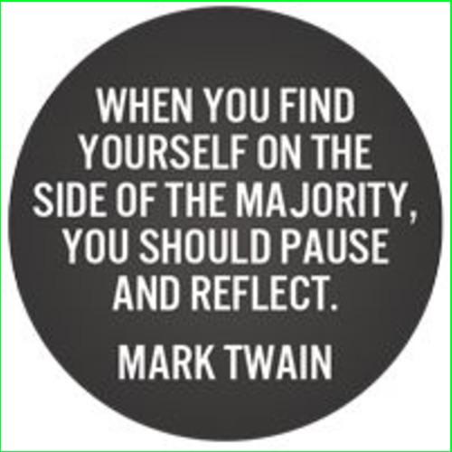 mark twain quotes majority