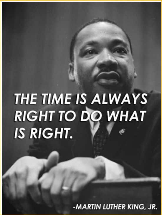 martin luther king time quotes