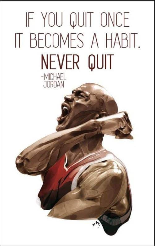 never give up quotes