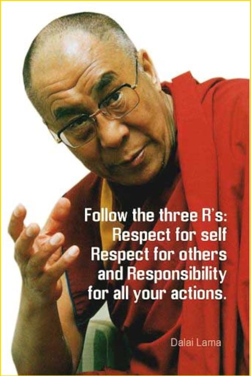 respect quotes dalai lama
