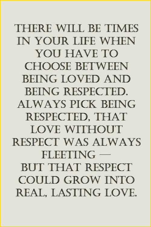 respect is key quotes