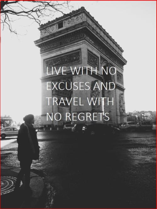 travel quotes black and white