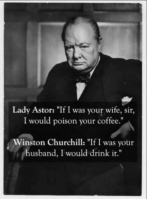 winston churchill drinking quotes